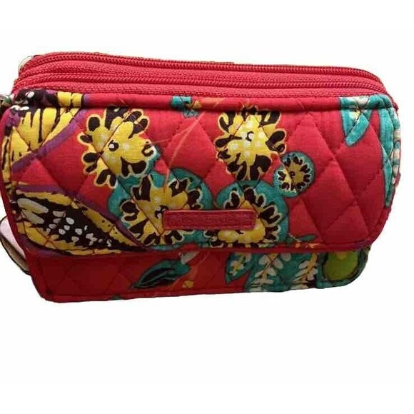 Vera Bradley Retired Rumba All In One Crossbody Wallet Purse - Picture 2 of 11